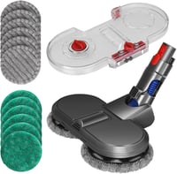 Dyson V15 V11 V10 V8 V7 porszívókhoz elektromos felmosó feltét, levehető tartállyal és 12 mosható moppal 1