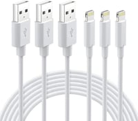 Apple iPhone Lightning töltőkábel, MFi, fehér, 3db - Újracsomagolt 1