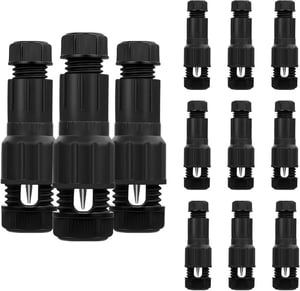 GWHOLE vanjski konektori za kabele - 24 komada + 2x set od 12 komada za niskonaponsku rasvjetu