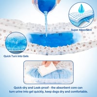 Pet Soft eldobható kutyapelenka kanoknak, 20 db, S méret, nedvességjelzővel 3