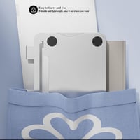 MacBook és laptop állvány 360°-ban forgatható, állítható magasságú, 17"-ig 4