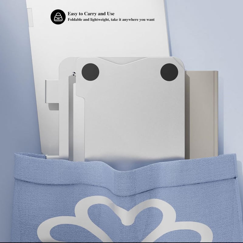 MacBook és laptop állvány 360°-ban forgatható, állítható magasságú, 17"-ig