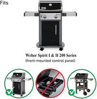 Denmay rozsdamentes acélból készült grill égő Weber Spirit E-210 E-220 S-210 S-220 modellekhez 8