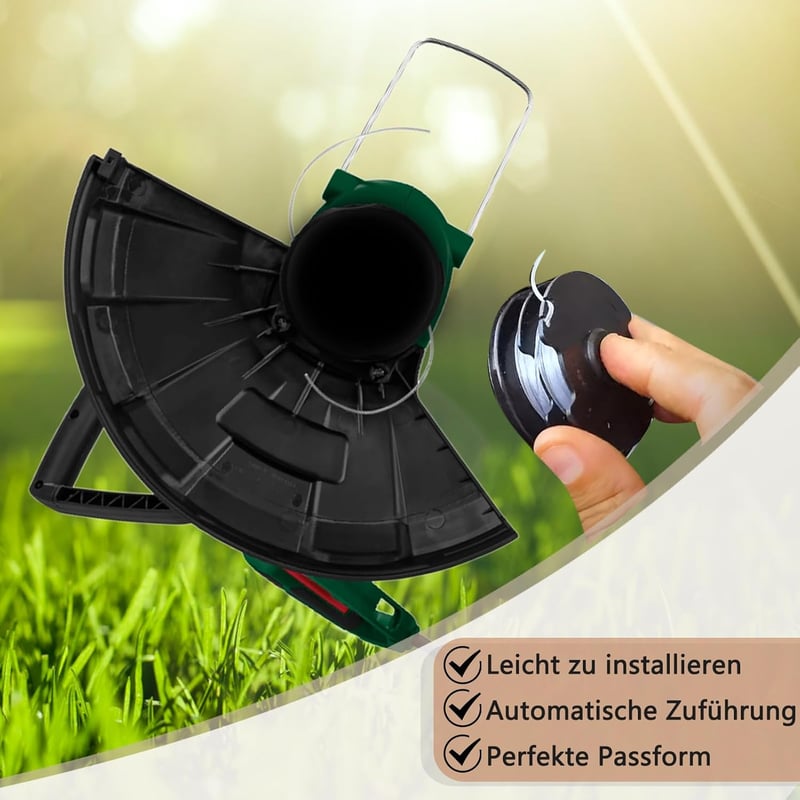 Yweller 6 db pótdob szett Parkside LIDL fűszegélynyíróhoz, PRT 550 A1-A5, B6 és PRTA 20-Li B2, C3 modellekhez, 1,6 mm-es damillal