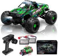 RC Távirányítós Autó 1:14 Méretarány, 75+ km/h Sebesség, 4WD Terepjáró, 2 Akkumulátor, 7 LED Fény, 2.4GHz Összkerékhajtás, 8- 9