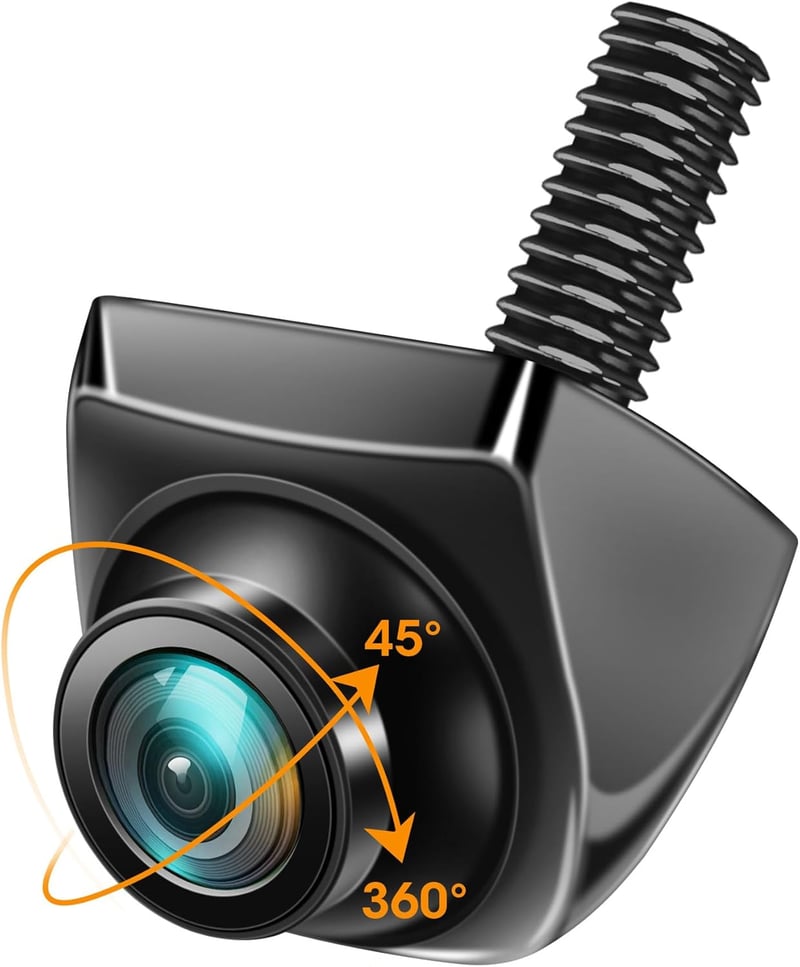 AHD 1080P 360°-os tolatókamera, széles látószögű éjjellátó autóhoz