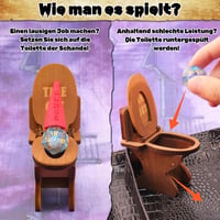 Byhoo D&D Kocka Börtön Szégyenszékkel - Fa Szerepjáték Kiegészítő Rosszul Teljesítő Dobókockáknak - Vicces Társasjáték Kellék 5