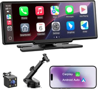 Avylet 8.1" Vezeték Nélküli CarPlay Kijelző Android és Apple Készülékekhez - IPS Érintőképernyő, IP67 Tolatókamera, GPS Navigáció, Bluetooth 1