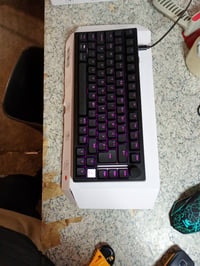 Herná klávesnica GK GAMAKAY TK75HE V2 Rapid Trigger, rozloženie QWERTZ ISO-DE, RGB podsvietenie, obnovovacia frekvencia 8000 Hz, čierna, používaná 2
