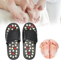 mumisuto Akupresszúrás Masszázs Papucs 38-39 Méretben - Talpmasszírozó Szandál Férfiaknak és Nőknek, Stresszoldó, Plantáris Fasciitis Enyhít 1
