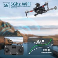 TTROARDS 31P Összecsukható Drón 4K Kamerával - 360° Akadályérzékelés, 5G WiFi, 40 km/h, Kefenélküli Motor, 30 Perces Repülési Idő, 2 Akkumul 6
