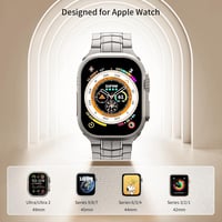 TiMOVO Titán Szíj Apple Watch 49/45/44/42mm - Levehető Férfi Fémcsat 2
