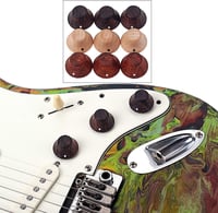 Gibson LP stílusú rózsafa gitárgombok indikátorral, 3 db-os szett 10