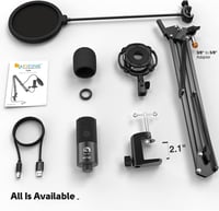 FIFINE USB Streaming Mikrofon Karral - PC, PS4, PS5, MAC Kompatibilis, Popszűrővel 7