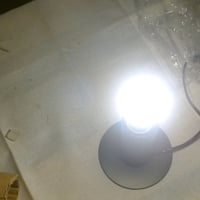 GBLY Vintage stolna noćna svjetiljka E27 crna, maks. 40 W, s prekidačem i utikačem — s Philips Hue žaruljom umjesto originalne (stanje: vidi 2. sliku) 2