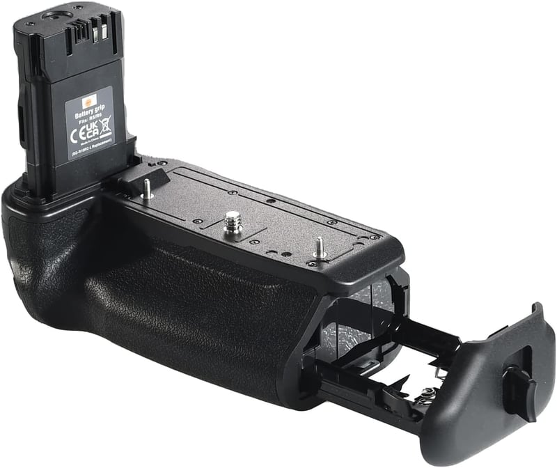 DSTE BG-R10RC Akkumulátor Markolat és Távirányító Canon EOS R5 R5C R6 R6 Mark II Fényképezőgépekhez - Joystick AF Pontválasztóval