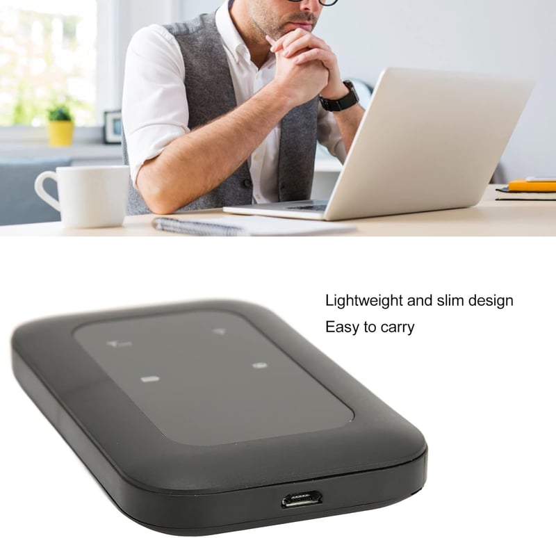 VBESTLIFE 4G LTE Mobil WiFi Router SIM-kártyával, LED kijelzővel - Utazáshoz, Autóba