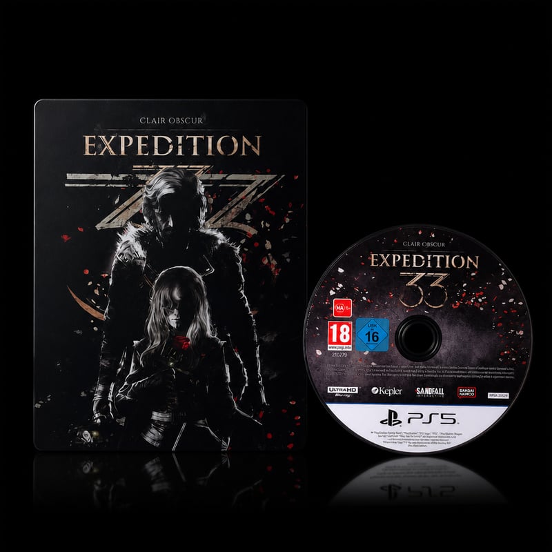 Bandai Namco Clair Obscur: Expedition 33 Mirror Edition PS5 – Limitovaná edícia — bez charakterových kariet (stav: pozri 2. obrázok)