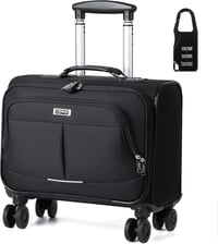 Lekespring 15,6" Üzleti Gurulós Laptoptáska TSA Zárral - Vízálló, Fekete 1