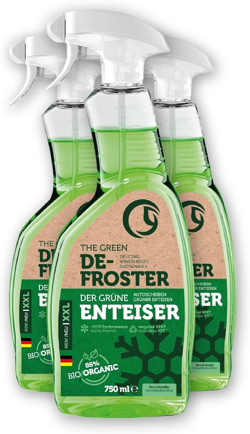 Greener Future Bio Jégoldó Spray Autóüvegre 750ml - Környezetbarát, Hatékony (3 db)