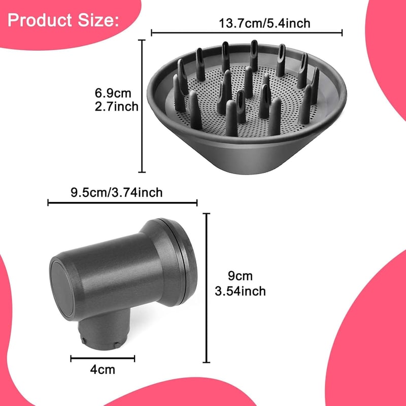 Dyson Airwrap hajszárító diffúzor és adapter szett - HS01, HS03, HS05 modellekhez