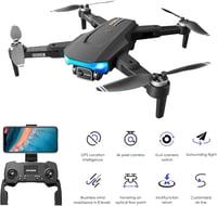 Goolsky LS-38 GPS Drón 6K Kamerával - 5G Wifi, Kefenélküli Motor, Stabilizált Gimbal, FPV Quadcopter, Intelligens Követés, 2 Akkumulátor, Há 2