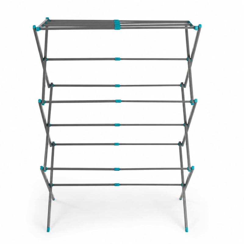 Uscător de rufe extensibil Beldray cu 3 niveluri, 65x104 cm, 7 m lungime de uscare, 7 — lipsește bara de extensie superioară (stare: vezi a 2-a imagine)