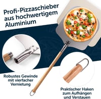 Blumtal 900°C-ig hőálló cordierit pizzakő sütőhöz és grillhez 4