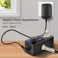 LEKATO Gitár Looper Pedál 9 Hurokkal, 40 Perces Felvételi Idővel, Beépített Hangoló, Korlátlan Overdub Funkció Elektromos Gitárhoz és Basszu 3