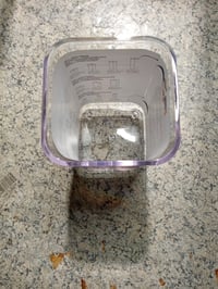 OXO POP Légmentes Konyhai Tároló 1 L - Cukorhoz és Alapanyagokhoz, Hermetikus Zárással, Fedél Nélkül (Hiányos) (állapot: lásd a 2. képet) 2