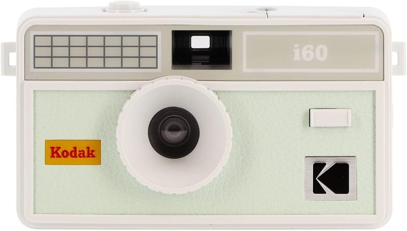 Kodak i60 újrahasználható retro fényképezőgép, beépített vakuval - zöld