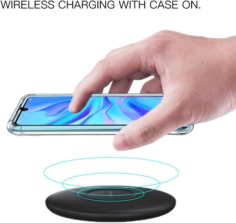 Huawei P30 Lite átlátszó, vékony TPU tok - Uluck sárgulás-gátló védőtok