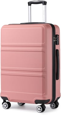 KONO Trolley Bőrönd 38x21x52 cm - Könnyű Utazó Bőrönd 3,2 kg - Unisex Kabinbőrönd Kerekekkel 1