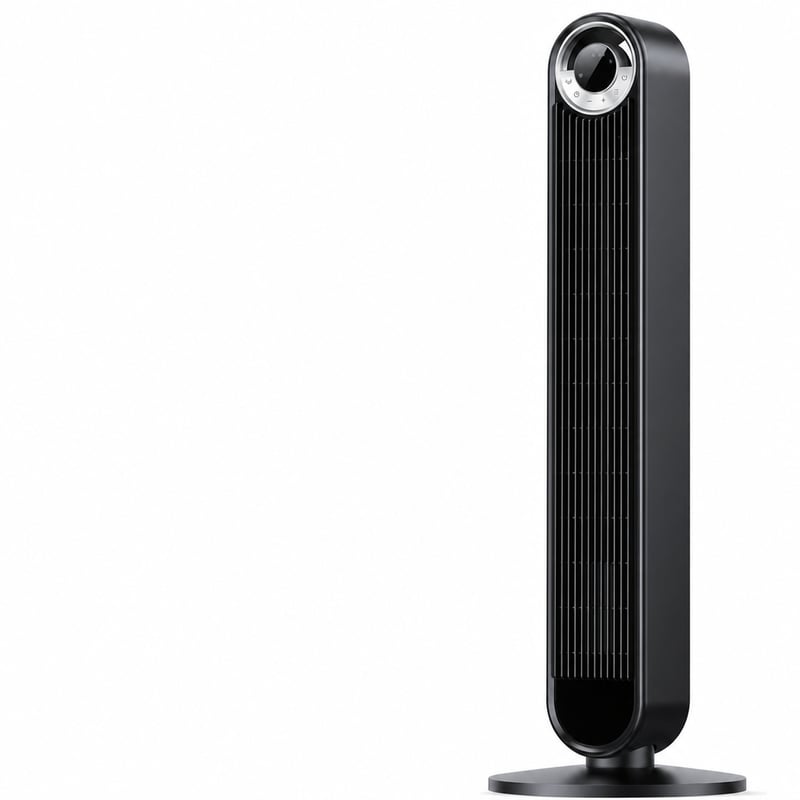 Inteligentný stĺpový ventilátor DREO Cruiser Pro T2S, 106 cm, WiFi, Alexa, 9 rýchlostí, 4 režimy — Diaľkové ovládanie nie je súčasťou balenia (stav: pozri 2. obrázok)