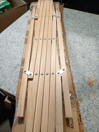 Poartă extensibilă din lemn pentru animale de companie Nordlinger Pro Stop Max 742011, 60-230 cm, lemn natural — parțial ruptă (stare: vezi a 2-a imagine) 3