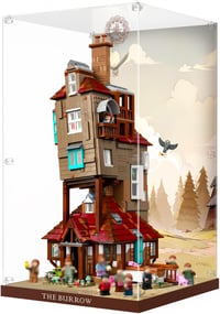 cooldac Akril Vitrin LEGO 76437 Harry Potter Róka Szetthez - Porvédő Átlátszó Kiállítási Doboz HD Háttérrel, Modell Nélkül 1