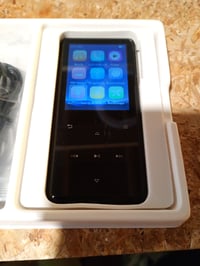 ODEJOI MP3 player Bluetooth 5.3, 64 GB, zaslon od 2,4 inča s dodirnim tipkama, crni, ugrađeni zvučnik, HiFi zvuk, FM radio, metalno kućište 2