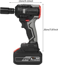 Weytoll 350Nm Akkus Ütvecsavarozó, 21V, 2x4Ah, 3000RPM, Autószereléshez 9