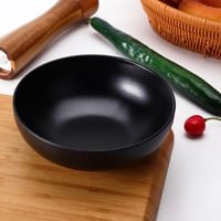 Fekete Rizstál 17,5 cm - Elegáns Japán Stílusú Tálka 8