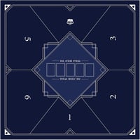 LaiEr 140x140 cm Vízálló Póker Alátét - Összehajtható Gumi Póker Asztallap Texas Hold'em és Blackjack Játékokhoz 1