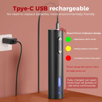 ZOYIDOUX 4 az 1-ben USB-s elektromos bornyitó készlet, alumínium, ajándék borkedvelőknek 2