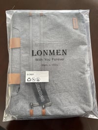 LONMEN 17,3" vízálló laptop táska fogantyúval és vállpánttal, Lenovo/Dell/HP/Acer/MSI/ASUS kompatibilis 8