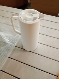 Termoska Emsa Motiva N41704, 1 liter, biela, so sklenenou vložkou — obsahuje drobné škrabance (stav: pozri 2. obrázok) 2