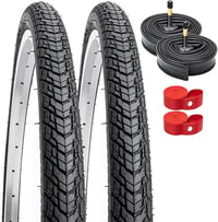 YunSCM 700C defektmentes kerékpárgumi szett 28x1.40, 2 db belső gumival, versenykerékpárhoz 1