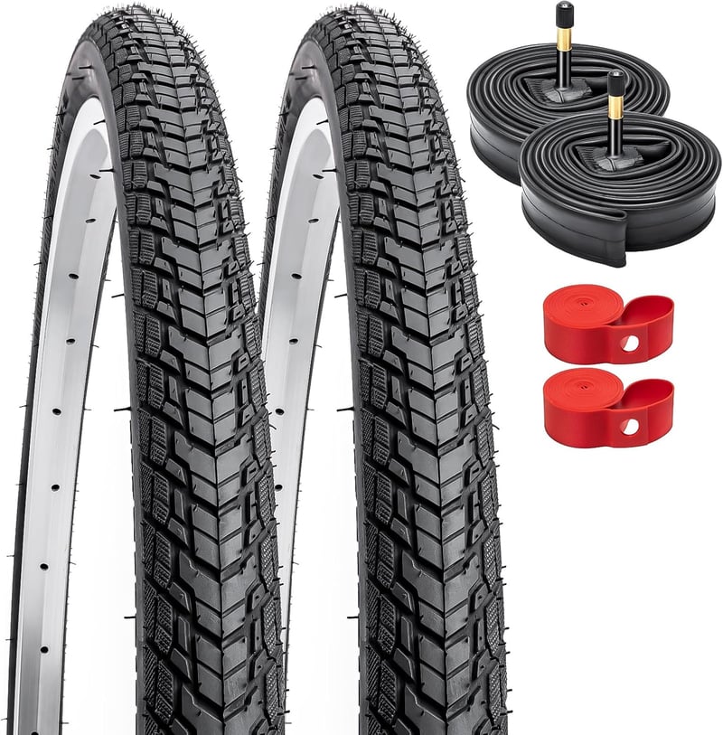 YunSCM 700C defektmentes kerékpárgumi szett 28x1.40, 2 db belső gumival, versenykerékpárhoz