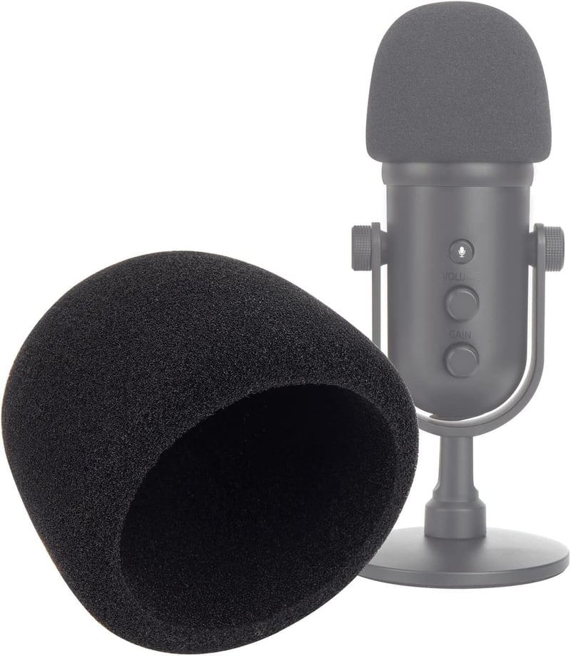 Razer Seiren V2 Pro/X mikrofonhoz kompatibilis YOUSHARES habszivacs popszűrő