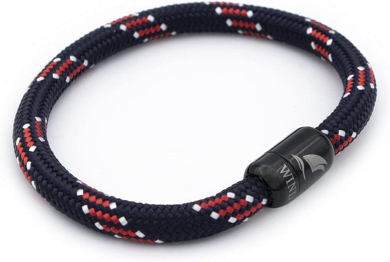 Wind Passion mágneses paracord karkötő férfiaknak és nőknek, tengerész stílusban