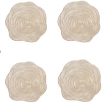 Arany rózsás asztalterítő szett - 4 db-os elegáns tányéralátét 1