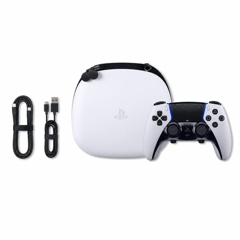 Bežični kontroler PlayStation DualSense Edge — neispravan, djelomično radi: nedostaje kabel za punjenje i dodatna oprema (stanje: vidi 2. sliku)