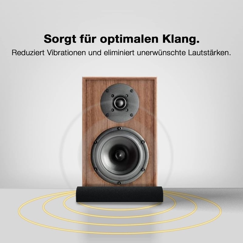 Sonic Acoustics hangszigetelő szivacs, 12,7 cm-es stúdió monitorokhoz, 2 db, fekete